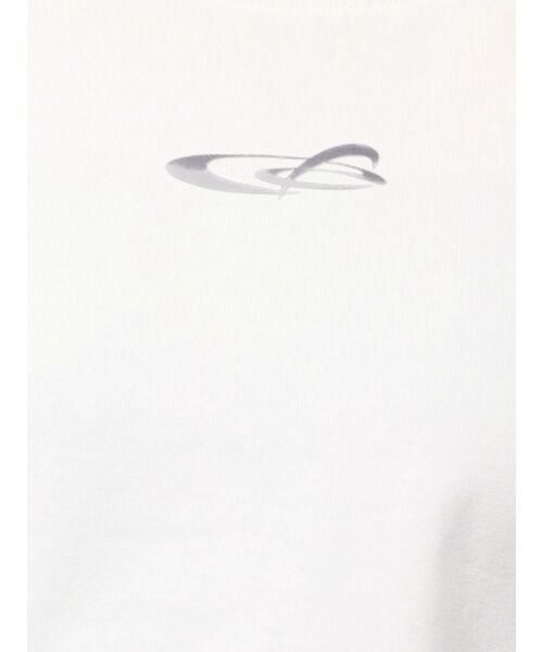 EMODA（エモダ）の「ロゴグラデーションミニマルTシャツ（Tシャツ/カットソー・レディース・ブラック/グレー/ホワイト/ネイビー・FREE）」の7枚目の写真