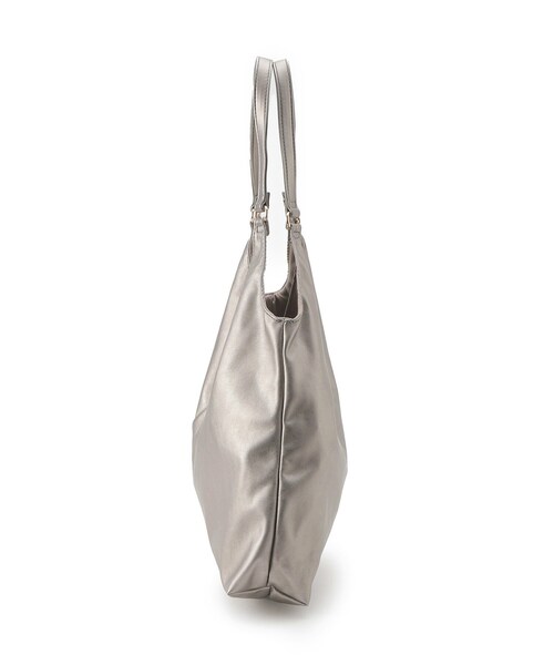 ITS'DEMO（イッツデモ）の「【A4対応】合皮Vカットトート（トートバッグ・レディース・ブロンズ/シルバー/ナチュラル/ブラック・00）」の17枚目の写真