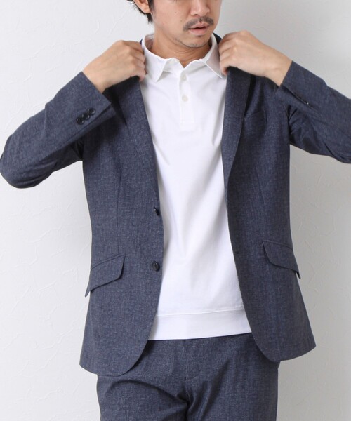 NOLLEY’S（ノーリーズ）の「《ビジカジ対応》シルケットスムース ドレスポロ ビズポロ 25SS（ポロシャツ・メンズ・ホワイト/チャコールグレー/ブラック/グレイッシュベージュ/グレイッシュブルー/ブルー/キャメル・S/M/L/XL/XXL）」の17枚目の写真