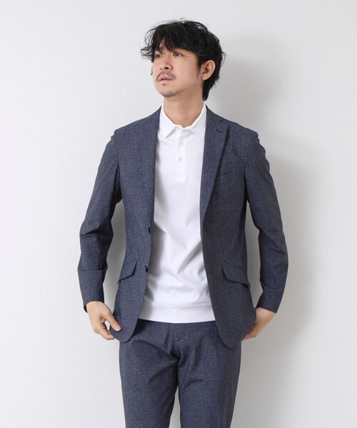 NOLLEY’S（ノーリーズ）の「《ビジカジ対応》シルケットスムース ドレスポロ ビズポロ 25SS（ポロシャツ・メンズ・ホワイト/チャコールグレー/ブラック/グレイッシュベージュ/グレイッシュブルー/ブルー/キャメル・S/M/L/XL/XXL）」の18枚目の写真