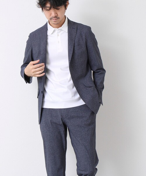 NOLLEY’S（ノーリーズ）の「《ビジカジ対応》シルケットスムース ドレスポロ ビズポロ 25SS（ポロシャツ・メンズ・ホワイト/チャコールグレー/ブラック/グレイッシュベージュ/グレイッシュブルー/ブルー/キャメル・S/M/L/XL/XXL）」の20枚目の写真