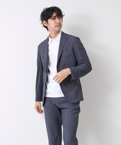 NOLLEY’S（ノーリーズ）の「《ビジカジ対応》シルケットスムース ドレスポロ ビズポロ 25SS（ポロシャツ・メンズ・ホワイト/チャコールグレー/ブラック/グレイッシュベージュ/グレイッシュブルー/ブルー/キャメル・S/M/L/XL/XXL）」の21枚目の写真