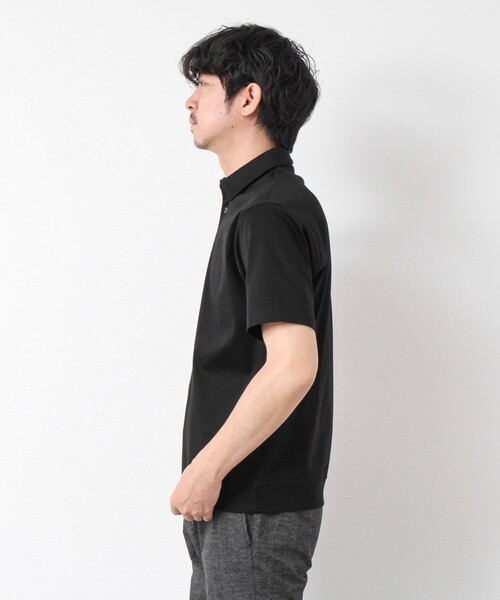 セール】《ビジカジ対応》シルケットスムース ドレスポロ ビズポロ