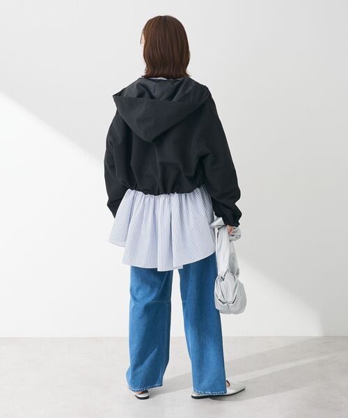 ELENCARE DUE(エレンカーレデュエ)の「・ELENCARE DUE バルーンショートマンパー(マウンテンパーカー・レディース・ブラック/ライトグレー/アイボリー・FREE)」の15枚目の写真