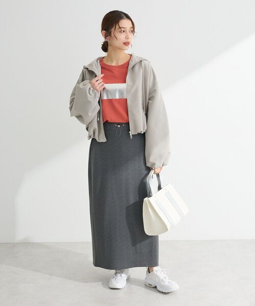 ELENCARE DUE(エレンカーレデュエ)の「・ELENCARE DUE バルーンショートマンパー(マウンテンパーカー・レディース・ブラック/ライトグレー/アイボリー・FREE)」の19枚目の写真