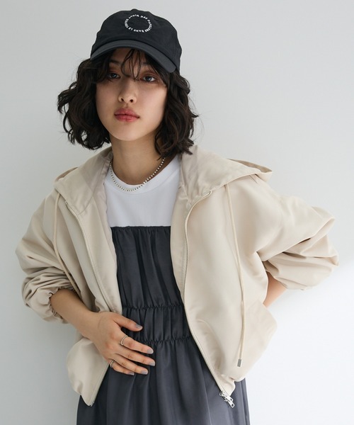 ELENCARE DUE(エレンカーレデュエ)の「・ELENCARE DUE バルーンショートマンパー(マウンテンパーカー・レディース・ブラック/ライトグレー/アイボリー・FREE)」の1枚目の写真