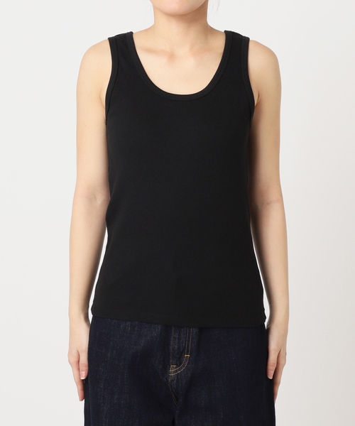 OUTDOOR PRODUCTS（アウトドアプロダクツ）の「シグネチャー前後2WAYタンク（Tシャツ/カットソー・レディース・ブラック/グレー系その他/ホワイト/ブラウン・FREE）」の10枚目の写真