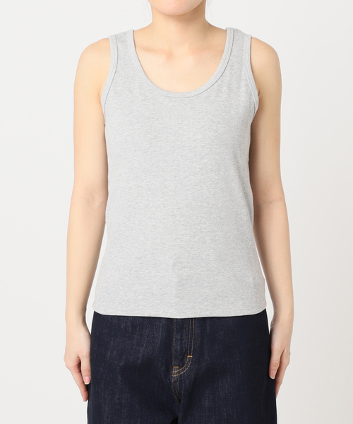 OUTDOOR PRODUCTS（アウトドアプロダクツ）の「シグネチャー前後2WAYタンク（Tシャツ/カットソー・レディース・ブラック/グレー系その他/ホワイト/ブラウン・FREE）」の18枚目の写真