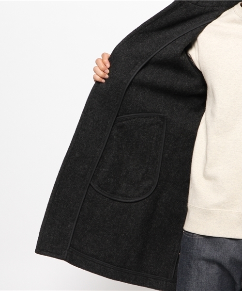 DANTON（ダントン）の「【DANTON/ダントン】ウールモッサ丸衿フード