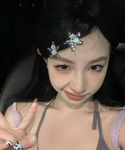 Port / ポート 】 Y2K スター モチーフ ヘアピン_（ヘアピン
