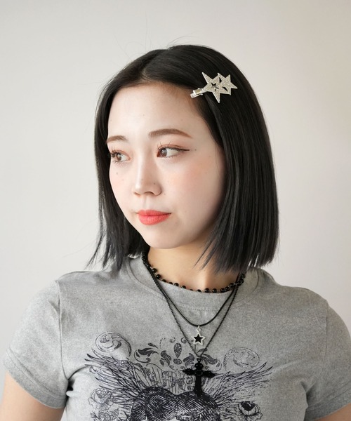 専用追加購入ヘアピン付き セール】【 Port / ポート 】 Y2K スター モチーフ ヘアピン