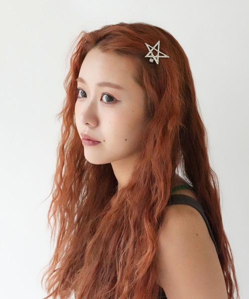 注目■NUMBERING■大人気アイテム アウトラインスターヘアピン Port / ポート 】 Y2K スター モチーフ ヘアピン（ヘアピン