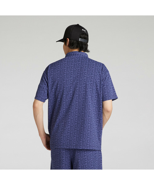 PUMA(プーマ)の「PUMA プーマ メンズ ゴルフ FOG ジャガード AOP 半袖 ポロシャツ(ポロシャツ・メンズ・ホワイト系その他/オレンジ/ネイビー・LARGE/SMALL/MEDIUM/XX-LARGE/X-LARGE)」の13枚目の写真