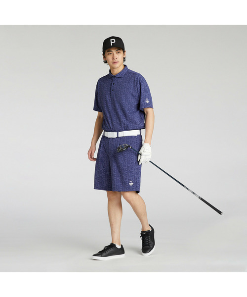 PUMA(プーマ)の「PUMA プーマ メンズ ゴルフ FOG ジャガード AOP 半袖 ポロシャツ(ポロシャツ・メンズ・ホワイト系その他/オレンジ/ネイビー・LARGE/SMALL/MEDIUM/XX-LARGE/X-LARGE)」の14枚目の写真