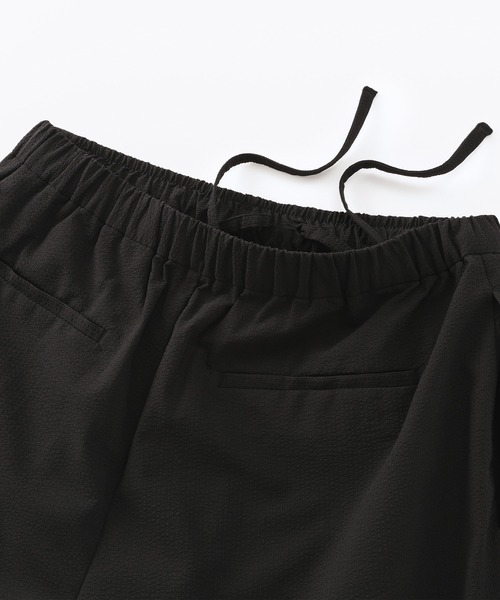 無印良品（ムジルシリョウヒン）の「婦人　風を通す　ストレッチサッカーイージークロップドパンツ（その他パンツ・レディース・ダークグレー/ブラック/ネイビー・S/M/L/XL）」の9枚目の写真
