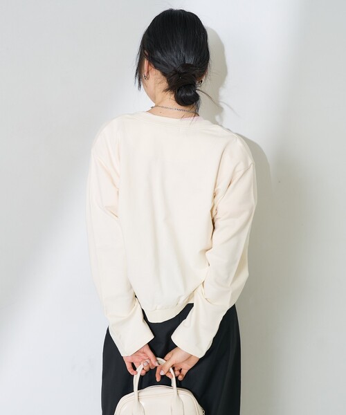 コンパクトシンク久々に出品です notch.（ファッション） カーディガン シアーVネックカーディガン