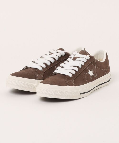 converse コンバース ONE STAR SUEDE【本革】メンズレザースニーカー(ワンスタースエード) 35200861 トープ【メンズ】 converse コンバース ONE STAR SUEDE【本革】メンズレザースニーカー