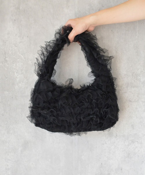 BROTHERHOOD（ブラザーフッド）の「【eY】Twinkle Tulle Bag（ハンドバッグ・レディース・ブラック/フューシャピンク/ピンク・FREE）」の15枚目の写真