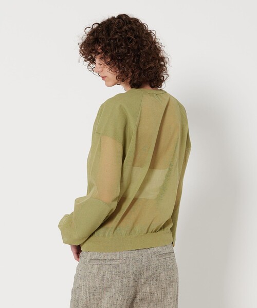 6(ROKU) BEAUTY & YOUTH UNITED ARROWS◆セーター(薄手)/ウール/グリーン 8600024F0803_m1_a015.jpg