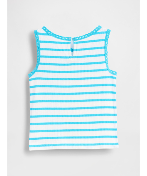 GAP（ギャップ）の「リブ グラフィック タンクトップ (幼児・ベビー)（タンクトップ・キッズ・ブルー/ピンク/イエロー/オフホワイト・80ｃｍ/90cm/95cm/110cm/105cm/100cm）」の11枚目の写真