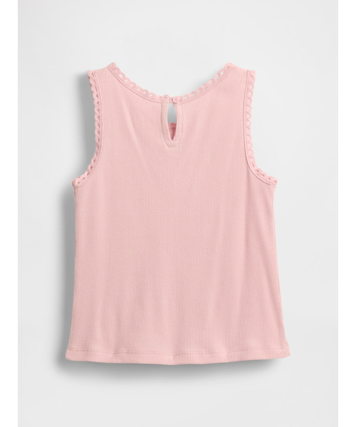 GAP（ギャップ）の「リブ グラフィック タンクトップ (幼児・ベビー)（タンクトップ・キッズ・ブルー/ピンク/イエロー/オフホワイト・80ｃｍ/90cm/95cm/110cm/105cm/100cm）」の12枚目の写真