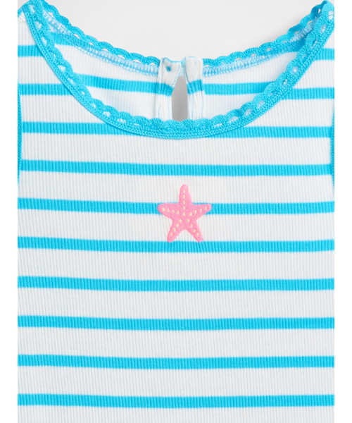 GAP（ギャップ）の「リブ グラフィック タンクトップ (幼児・ベビー)（タンクトップ・キッズ・ブルー/ピンク/イエロー/オフホワイト・80ｃｍ/90cm/95cm/110cm/105cm/100cm）」の15枚目の写真