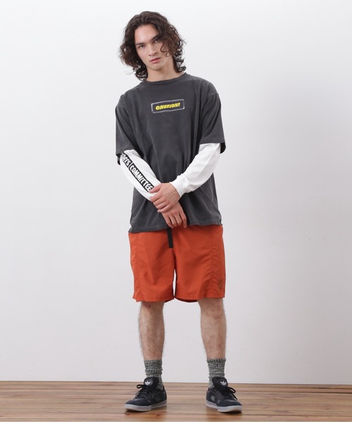 MANASTASH(マナスタッシュ)の「MANASTASH/マナスタッシュ PUMICE TEE CAUTION!/パミスTシャツ コーション!(Tシャツ/カットソー・メンズ・ホワイト/ブラック・S/M/L/XL)」の15枚目の写真