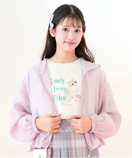 セール】【接触冷感・UVカット】シアーショートパーカ（Tシャツ