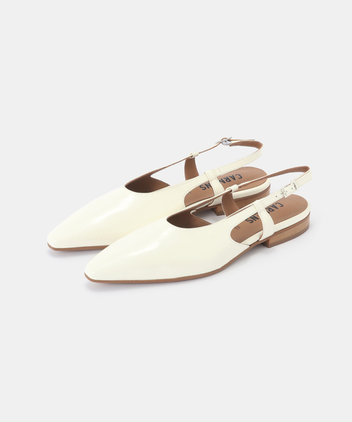 La TOTALITE（ラトータリテ）の「《WEB限定》【CARMENS/カルメンズ】 バックストラップフラットシューズ（その他シューズ・レディース・ブラック/アイボリー・36/37/38）」の2枚目の写真