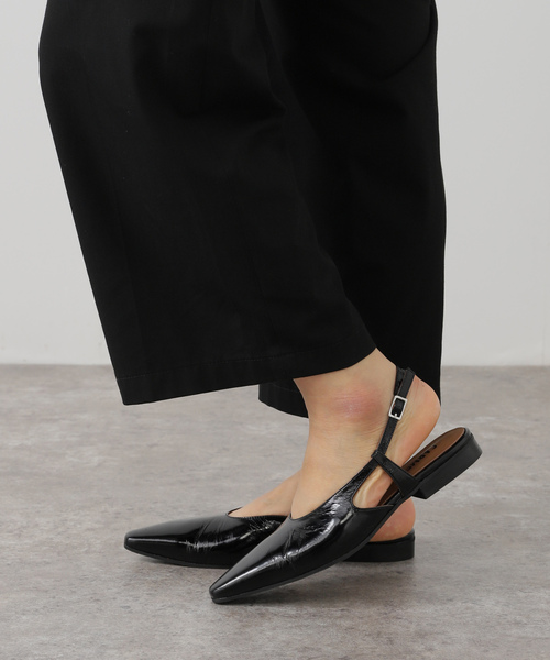 La TOTALITE（ラトータリテ）の「《WEB限定》【CARMENS/カルメンズ】 バックストラップフラットシューズ（その他シューズ・レディース・ブラック/アイボリー・36/37/38）」の12枚目の写真