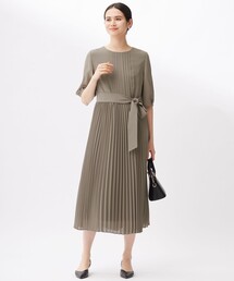 自由区（ジユウク）の「シフォンプリーツ ワンピース（ワンピース）」