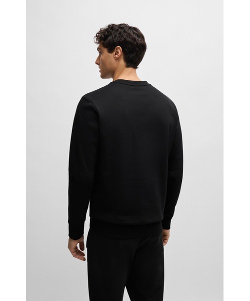 BOSS(ボス)の「コットンテリー スウェットシャツ ラバープリントロゴ(スウェット・メンズ・ブラック・L/M/XL/XXL/XXXL/S)」の5枚目の写真