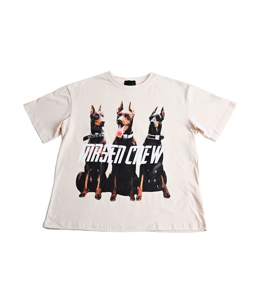 tシャツ アニマル 動物 犬 ドーベルマン プリント 半袖 Tシャツ レディース メンズ アニマル 動物 犬 ドーベルマン プリント 半袖 Tシャツ（Tシャツ