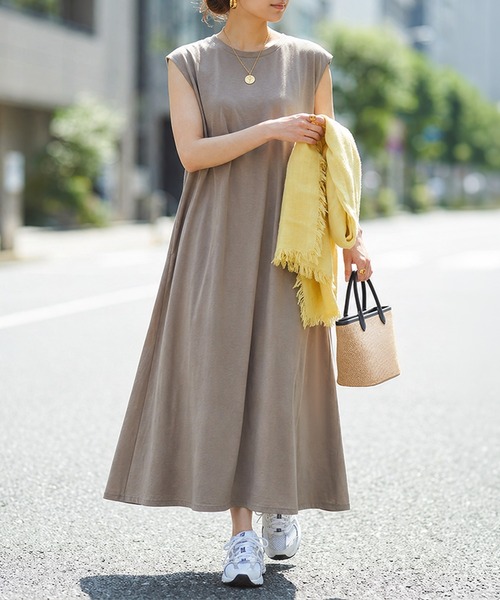 itto...(イット)の「綿100%ゆったりカットソーワンピース(ワンピース・レディース・ブラック/ブルー・M)」の14枚目の写真