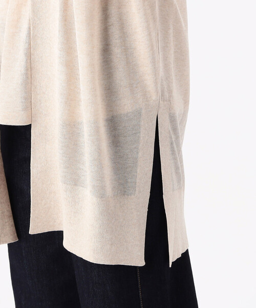 COMME CA（コムサ）の「スパークレーヨンポリエステル カーディガン（カーディガン/ボレロ・レディース・ベージュ/ホワイト・9号）」の5枚目の写真