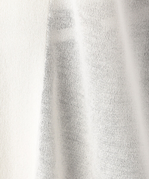 COMME CA（コムサ）の「スパークレーヨンポリエステル カーディガン（カーディガン/ボレロ・レディース・ベージュ/ホワイト・9号）」の6枚目の写真