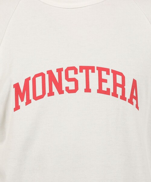TOMORROWLAND HOME(トゥモローランドホーム)の「KEIMEN ×TOMORROWLAND HOME MONSTERA Tシャツ(Tシャツ/カットソー・レディース・カーキ/ホワイト系その他・XL/M)」の5枚目の写真
