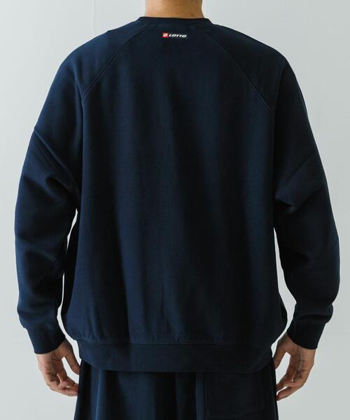 LOTTO（ロット）の「LOTTO　CLASSIC BIG LOGO PULLOVER（スウェット・メンズ・グレー/ブラック/ネイビー・MEDIUM/LARGE/X-LARGE）」の9枚目の写真