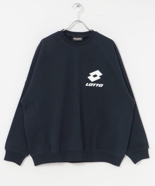 LOTTO（ロット）の「LOTTO　CLASSIC BIG LOGO PULLOVER（スウェット・メンズ・グレー/ブラック/ネイビー・MEDIUM/LARGE/X-LARGE）」の10枚目の写真