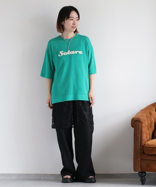 cepo（セポ）の「〈セットアップ対応〉ロープ刺繍シアーキャミワンピース（ワンピース・レディース・ベージュ/ブラック/オフホワイト・M）」の4枚目の写真