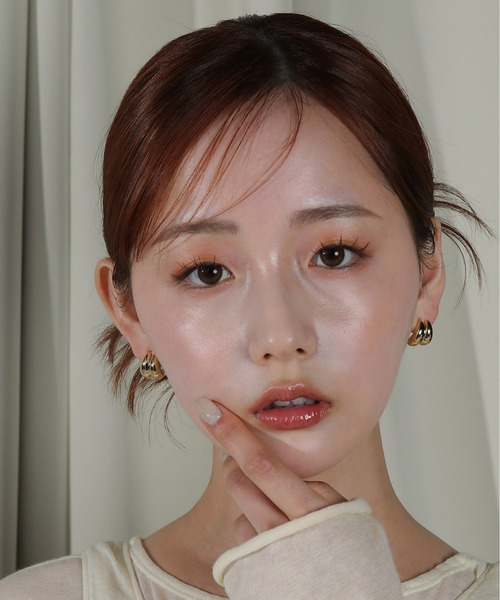 voov(ブーブ)の「ニュアンス ステンレスポスト ピアス(ピアス(両耳用)・レディース・シルバー/ゴールド・フリー)」の7枚目の写真