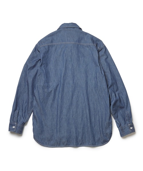 MR.OLIVE（ミスターオリーブ）の「6oz DENIM / BLEACH WASH SERVICEMAN SHIRT（シャツ/ブラウス・メンズ・インディゴブルー・SMALL/MEDIUM/LARGE）」の10枚目の写真