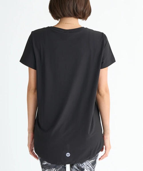tシャツ 「ROXY/ロキシー」25SS YOUR FLAVA TEE/水陸両用速乾ドローコート付き半袖Tシャツ(ラッシュガード) レディース ROXY/ロキシー】25SS YOUR FLAVA TEE/水陸両用速乾ドローコート