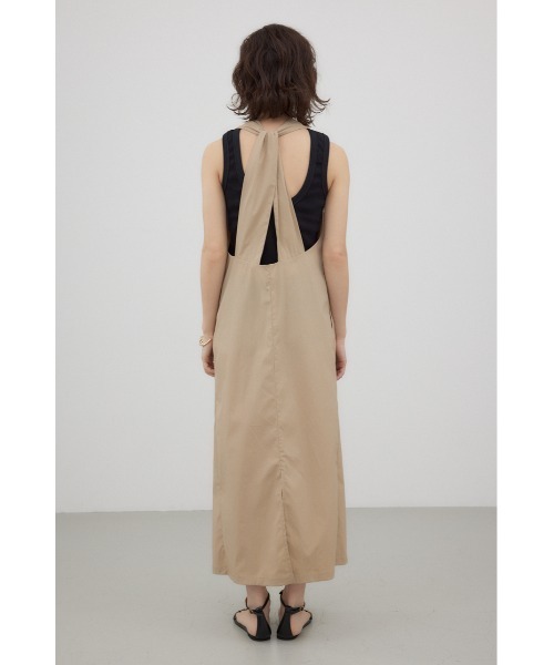 crie conforto(クリーコンフォルト)の「バックハンギングジャンスカ(ワンピース・レディース・ベージュ/ブラック・FREE)」の8枚目の写真