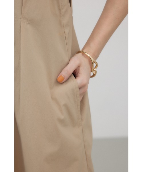 crie conforto(クリーコンフォルト)の「バックハンギングジャンスカ(ワンピース・レディース・ベージュ/ブラック・FREE)」の12枚目の写真