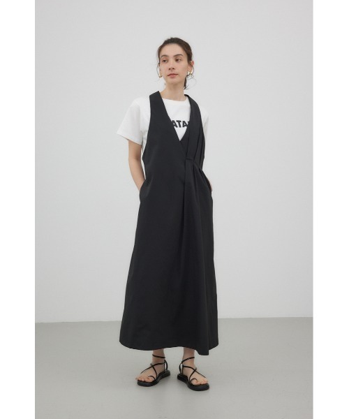 crie conforto(クリーコンフォルト)の「バックハンギングジャンスカ(ワンピース・レディース・ベージュ/ブラック・FREE)」の15枚目の写真