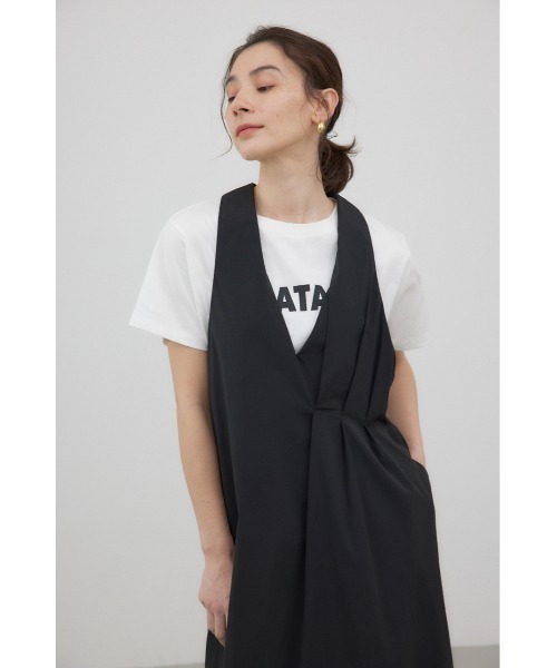 crie conforto(クリーコンフォルト)の「バックハンギングジャンスカ(ワンピース・レディース・ベージュ/ブラック・FREE)」の17枚目の写真