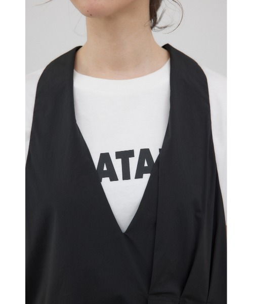 crie conforto(クリーコンフォルト)の「バックハンギングジャンスカ(ワンピース・レディース・ベージュ/ブラック・FREE)」の21枚目の写真