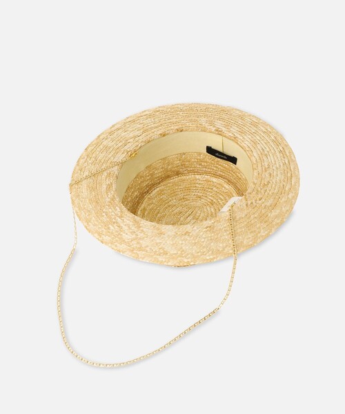 allureville（アルアバイル）の「CHAIN HAT（ハット・レディース・ベージュ系その他・FREE）」の4枚目の写真