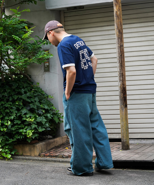 Carhartt(カーハート)の「Carhartt/カーハートダブルアイピ/S/S 89 RINGER T-SHIRT(Tシャツ/カットソー・メンズ・サックスブルー/ネイビー・LARGE/MEDIUM)」の6枚目の写真